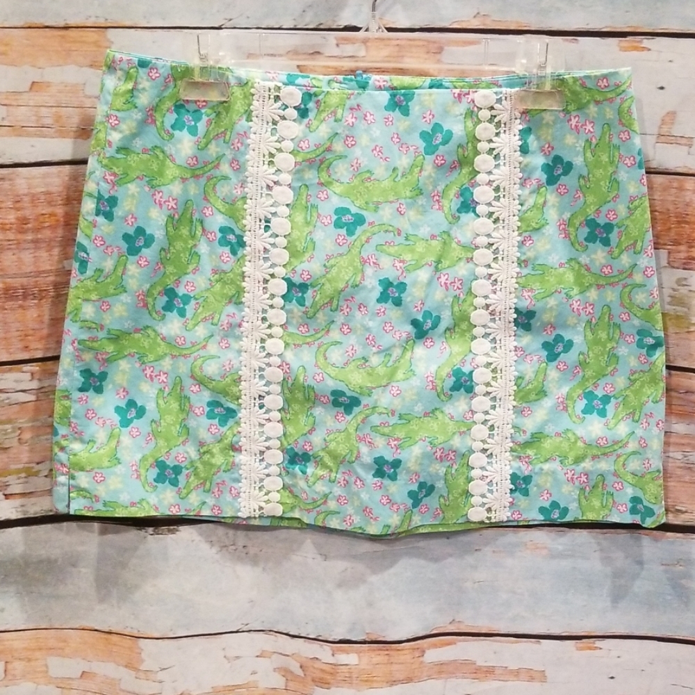 NWOT NEVER WORN LillyPulitzer Alberta Gator Skort!